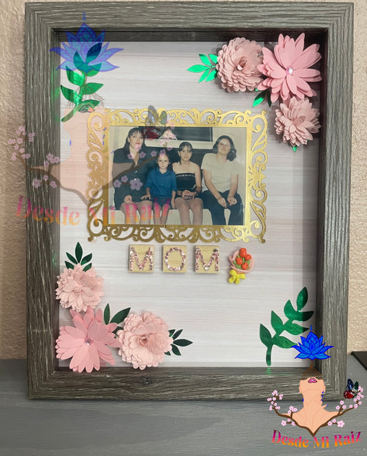 Mom shadow box