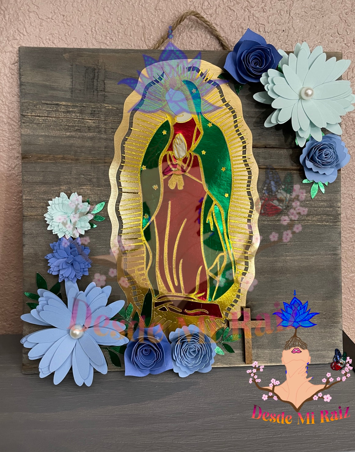 Virgencita with cross