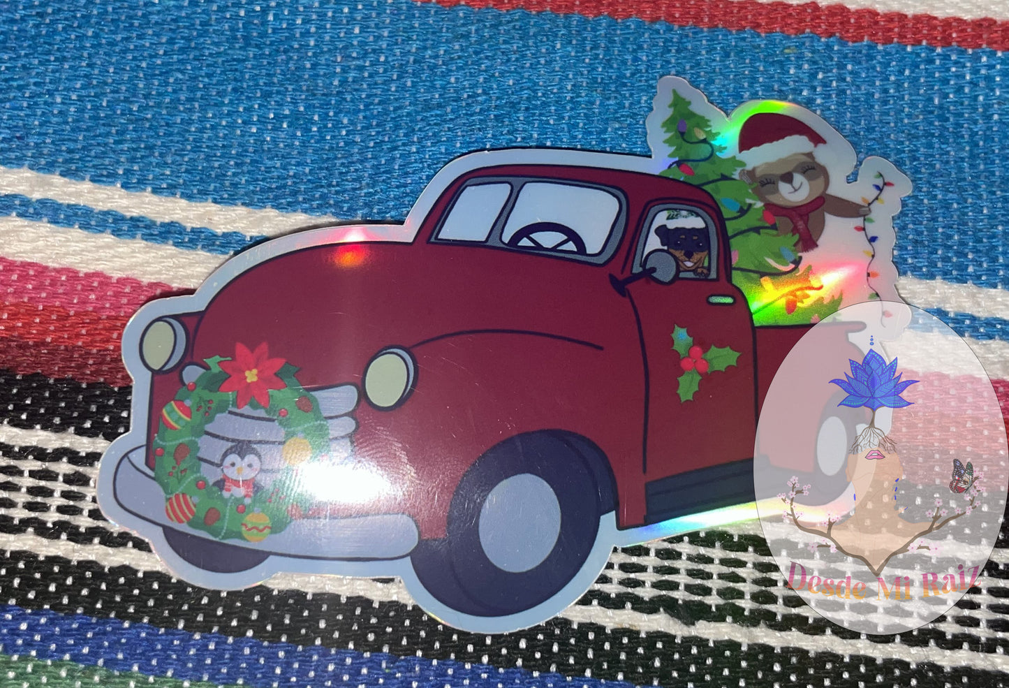 Holiday Ride Sticker