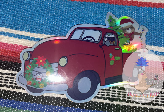 Holiday Ride Sticker